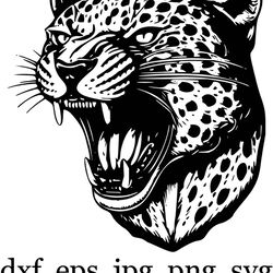 Leopard clipart, Leopard Cricut, Leopard Face svg, print on demand