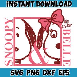 snoopy svg, peanuts svg, snoopy clipart, snoopy svg, snoopy printable, charlie brown svg, snoopy silhouette (242)