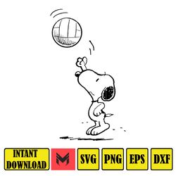 snoopy svg, peanuts svg, snoopy clipart, snoopy svg, snoopy printable, charlie brown svg, snoopy silhouette (195)