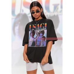 usagi alice borderland vintage shirt, arisu usagi homage tshirt, usagi fan tees, chishiya kuina niragi retro 90s sweater