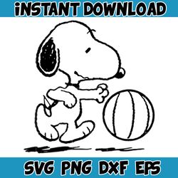 snoopy svg, peanuts svg, snoopy clipart, snoopy svg, snoopy printable, charlie brown svg, snoopy silhouette (194)
