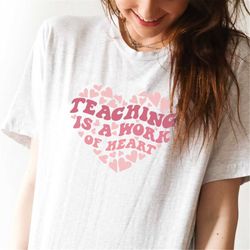 teaching is a work of heart svg