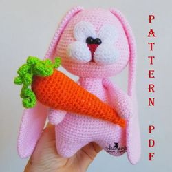 Toy Bunny Olivia amigurumi crochet pattern