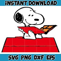 snoopy svg, peanuts svg, snoopy clipart, snoopy svg, snoopy printable, charlie brown svg, snoopy silhouette (348)