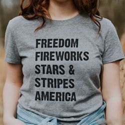 freedom fireworks stars & stripes svg