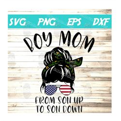 boy mom from son up to son down svg