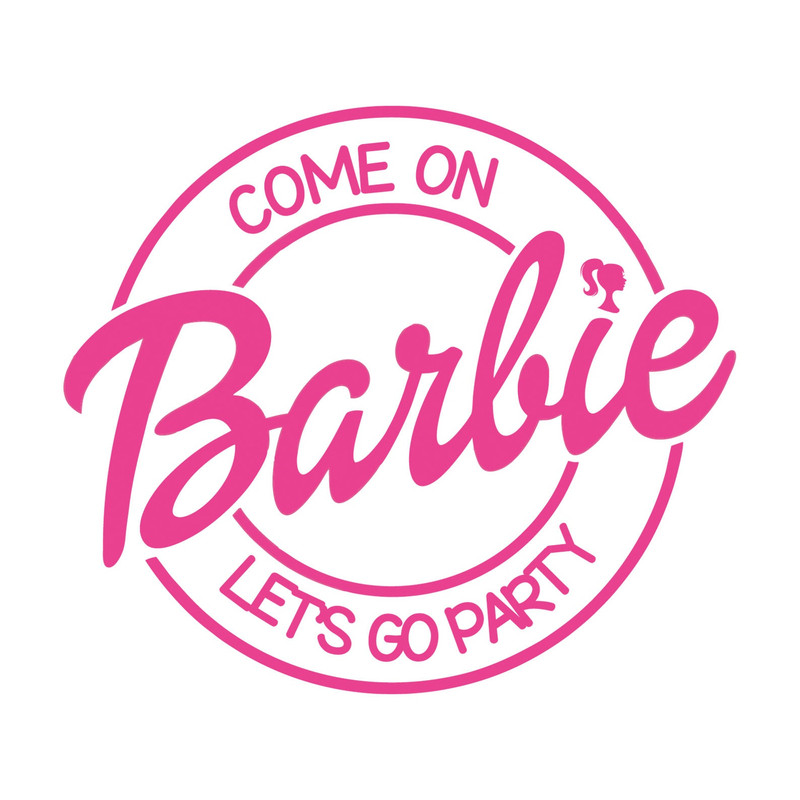 Barbie Svg, SVG file for cricut, Layered SVG files, Clipart files, Instant Download, Pink doll, Girl Svg, Png, Ai, Eps, Pdf - 1.jpg