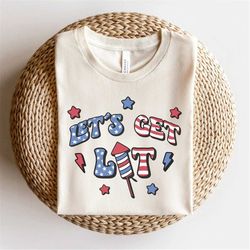 let's get lit svg, fireworks, 4th july, independence day