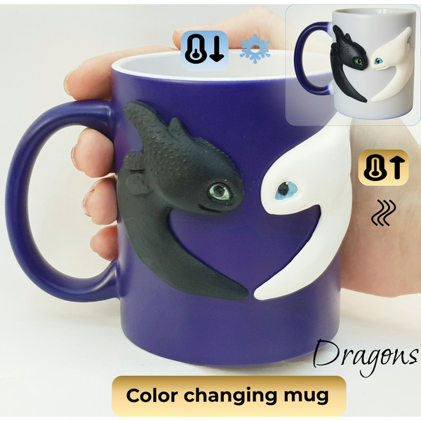 Dragons Love Mug Night Fury and Cute Light Fury Handmade Toothless Mug How to Train Your Dragon.png