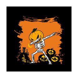 skeleton pumpkin halloween svg happy halloween vector svg, halloween skeleton funny gift for halloween day svg, silhouet