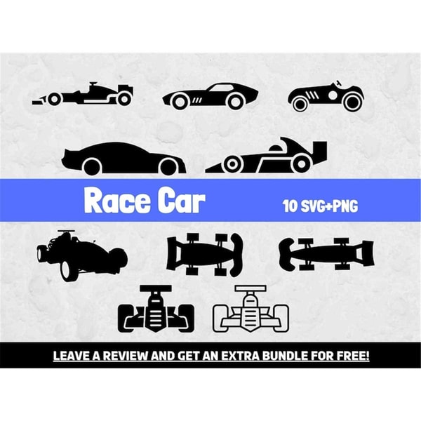 Race Car SVG Bundle, Race Svg, Svg files for Cricut, Commerc | Inspire ...