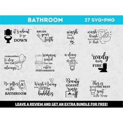 bathroom svg bundle, svg files for cricut, bathroom wall art, bathroom quotes, cricut svg, bathroom svg, funny bathroom,
