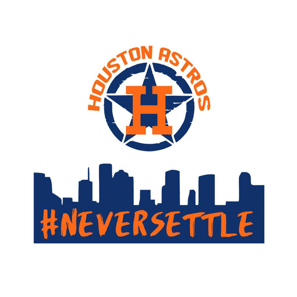 Houston Astros Shirt Svg Never Settle Astros Baseball Vector, Gift For MLB  Svg Diy Craft Svg File For Cricut, Houston As