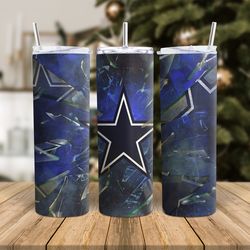 Dallas Cowboys NFL Tumbler Png , Football Tumbler Wrap Design, NFl Tumbler Wrap