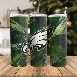 Philadelphia Eagles NFL Tumbler Png , Football Tumbler Wrap Design, NFl Tumbler Wrap