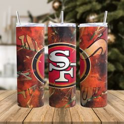 San Francisco 49ers NFL Tumbler Png , Football Tumbler Wrap Design, NFl Tumbler Wrap