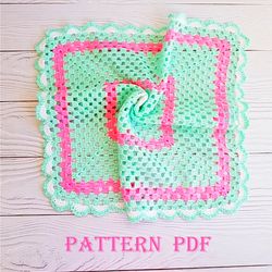 blanket for doll amigurumi crochet pattern