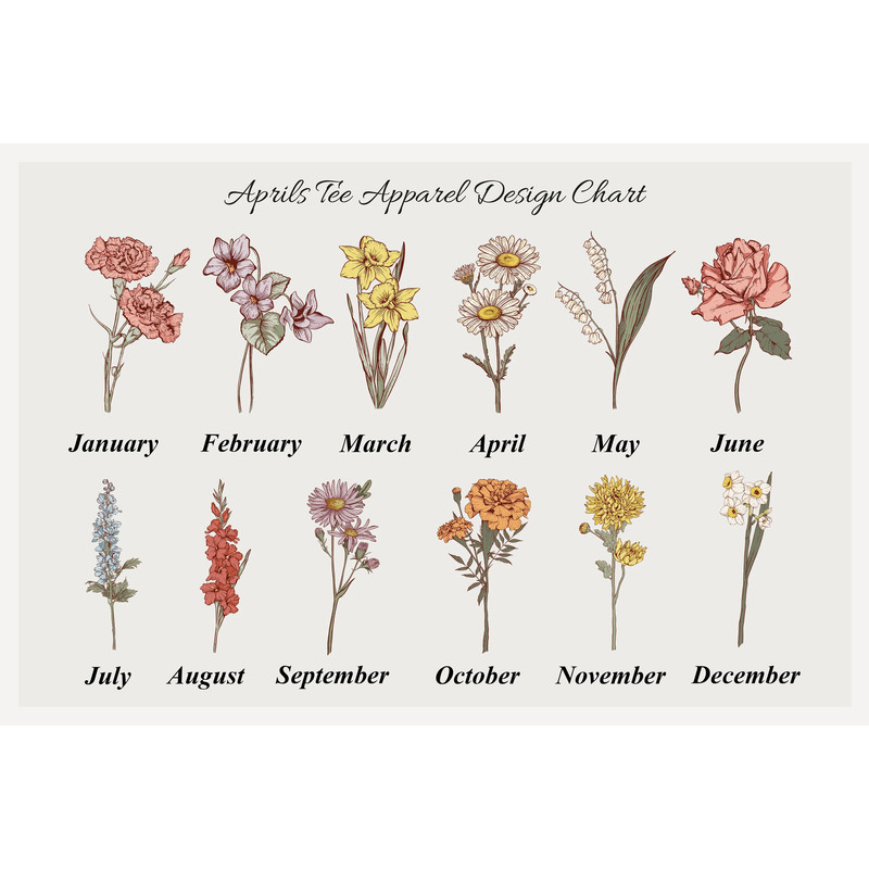 Comfort Colors Mama's Garden T-Shirt Mother's Day Gift, Mom's Flowers Garden Sweatshirt, Custom Mom Flower Tee, Birth Month Flower Shirt - 7.jpg