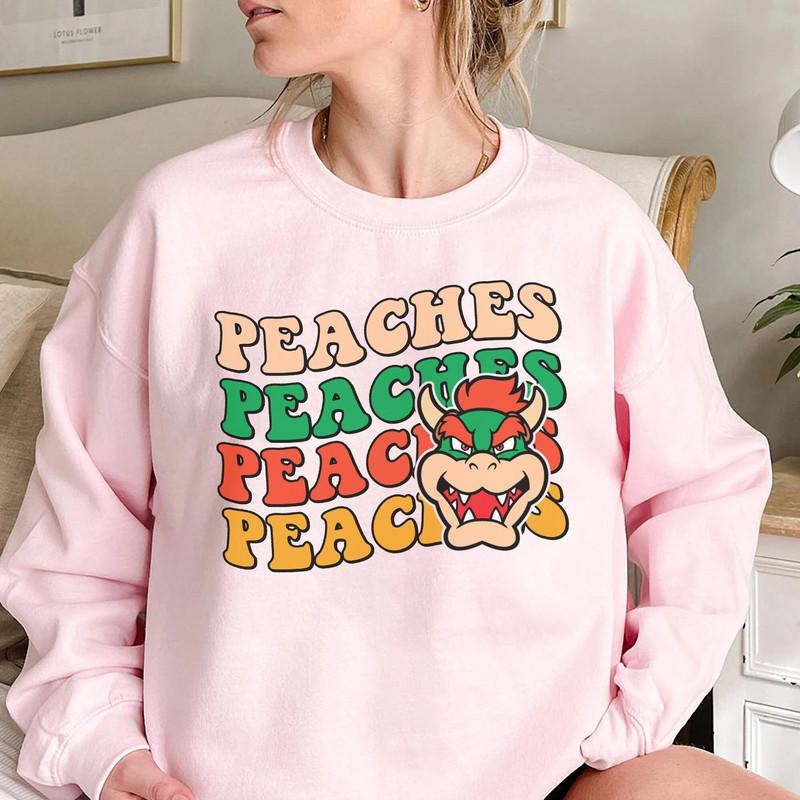 Comfort Colors Peaches Peaches Peaches T-Shirt, Peaches Bowser Song Shirt, Super Mario Bros Sweatshirt, LongSleeve, Hoodie, Graphic Tee - 8.jpg