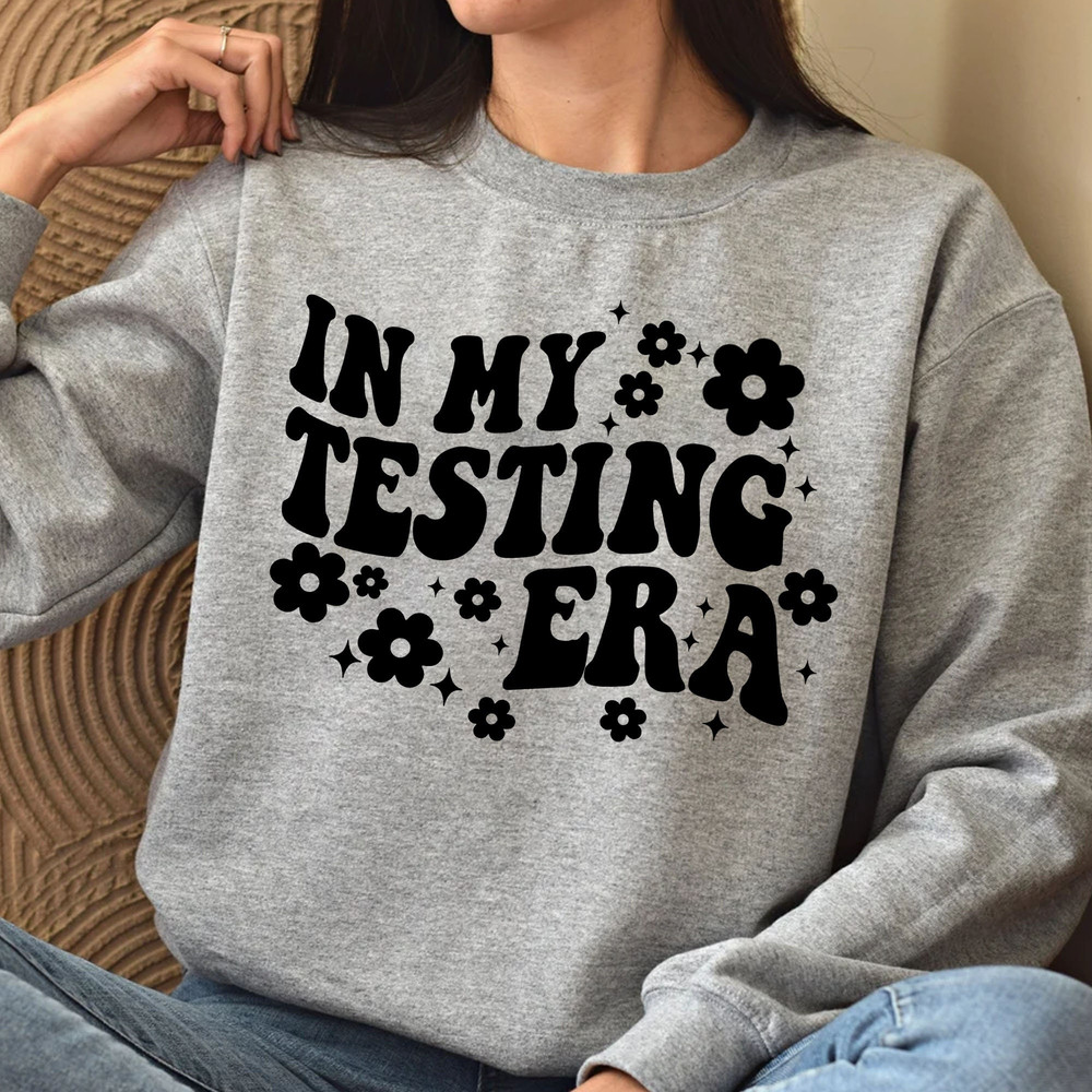 Custom In my testing era T-shirt Gift for Teacher, State Testing Shirt, Teacher T-shirt, Swiftie Teacher, Gift for her - 6.jpg
