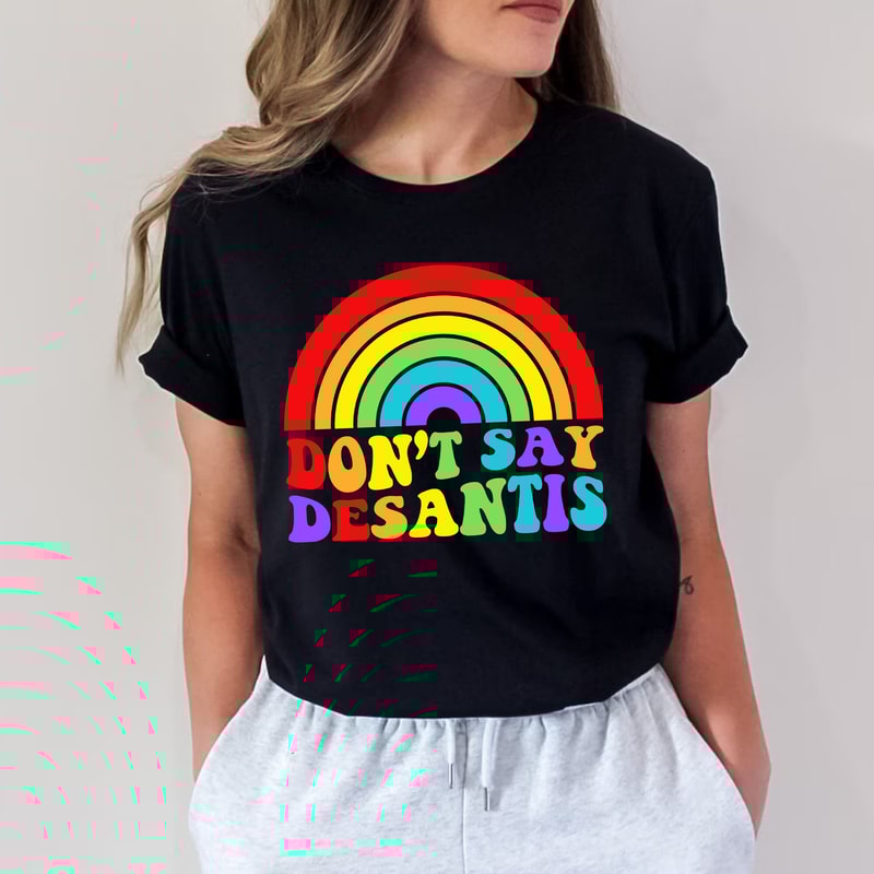 Don't Say Desantis Shirt, LGBT Pride T-Shirt, Read Banned Books, Teach All History, Support LGBT Shirt, Florida Say Gay, Equality Rights - 1.jpg