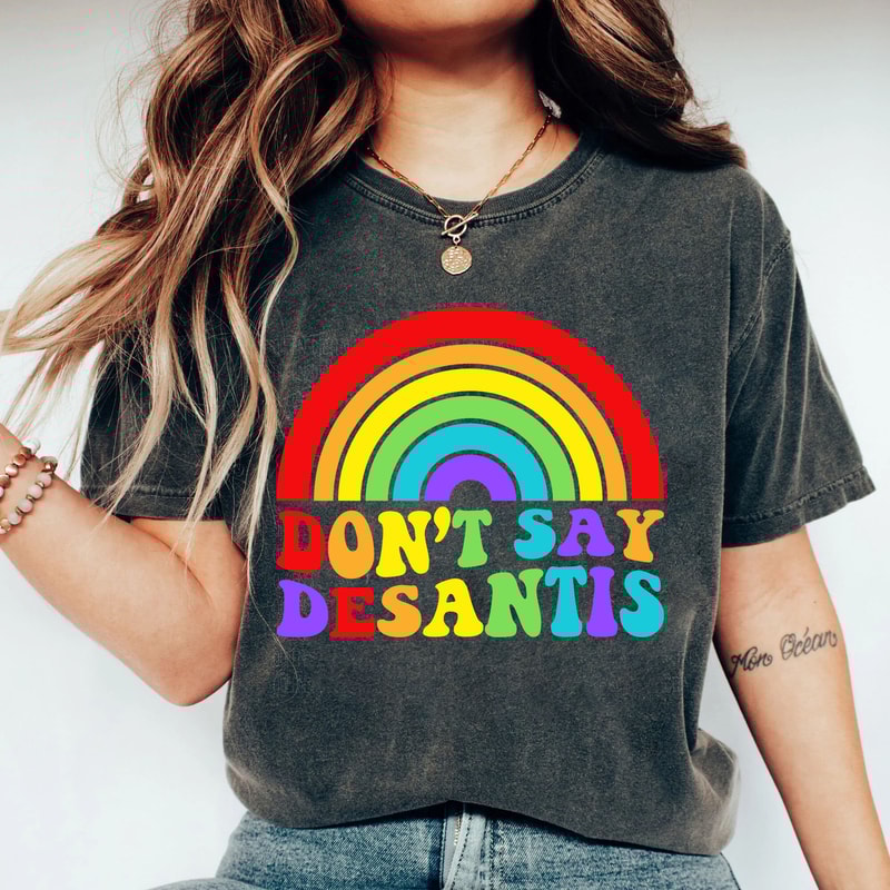 Don't Say Desantis Shirt, LGBT Pride T-Shirt, Read Banned Books, Teach All History, Support LGBT Shirt, Florida Say Gay, Equality Rights - 3.jpg