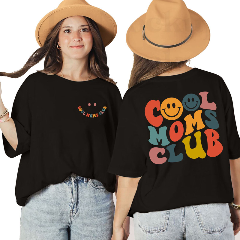 Double Side Cool Moms Club T-Shirt Best Mother's Day Gift, Mothers Day 2023 Sweatshirt, Mom Life LongSleeve, Motherhood Hoodie - 1.jpg