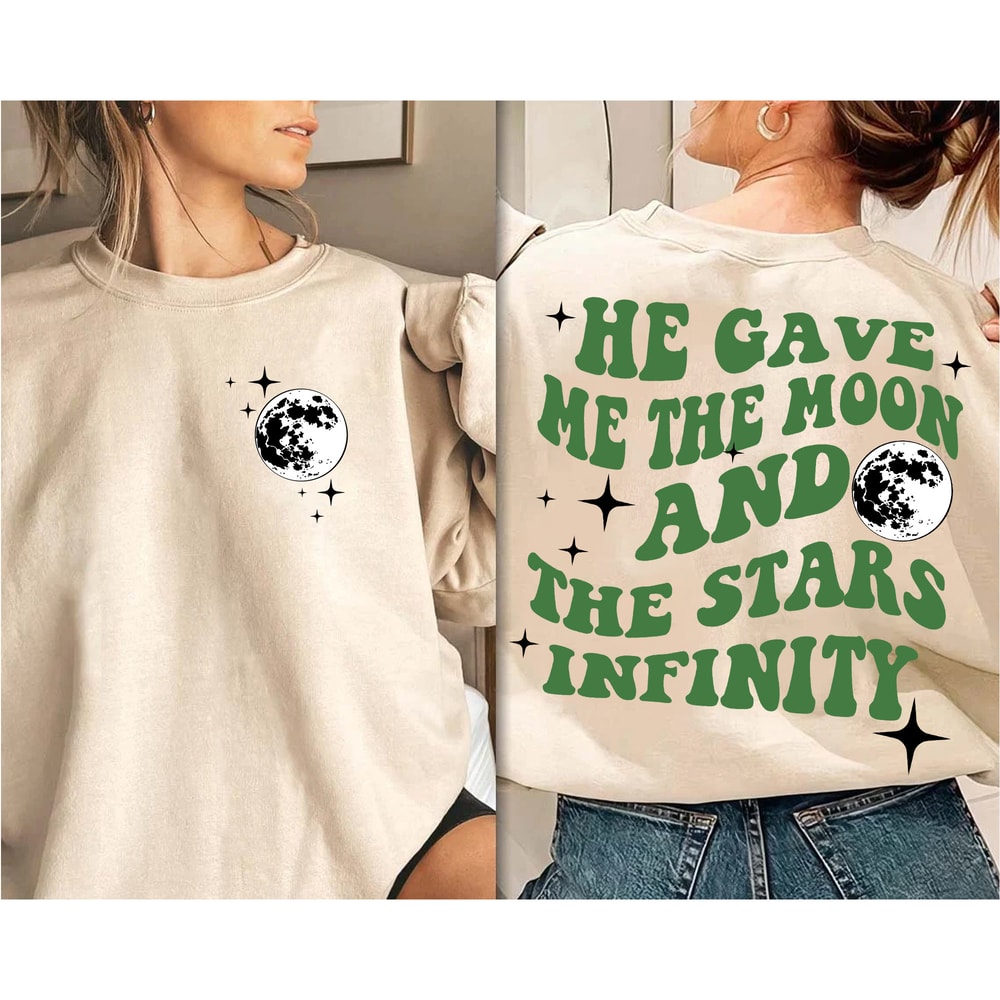 Double Side He Gave Me The Moon And Stars Infinity Sweatshirt Team Conrad Shirt Counsins Beach Tee - 2.jpg