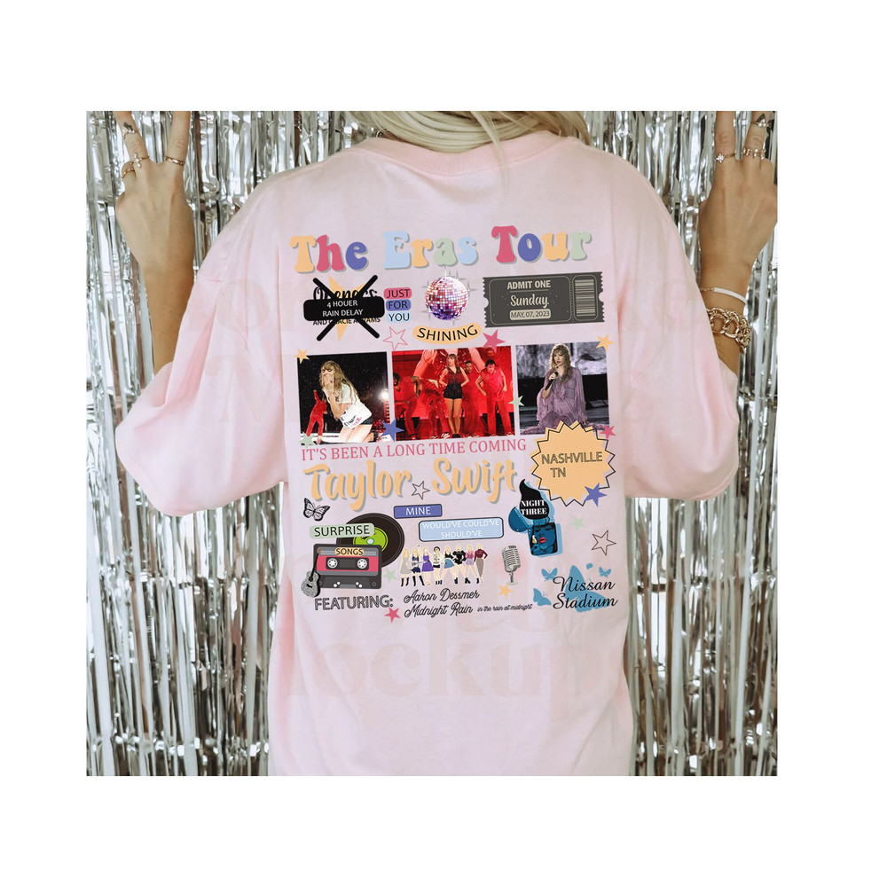 Double Side Nashville Night 3 Taylor Swift Eras Tour 2023 T-Shirt, Swiftie Merch Shirt Gift for Fans - 1.jpg