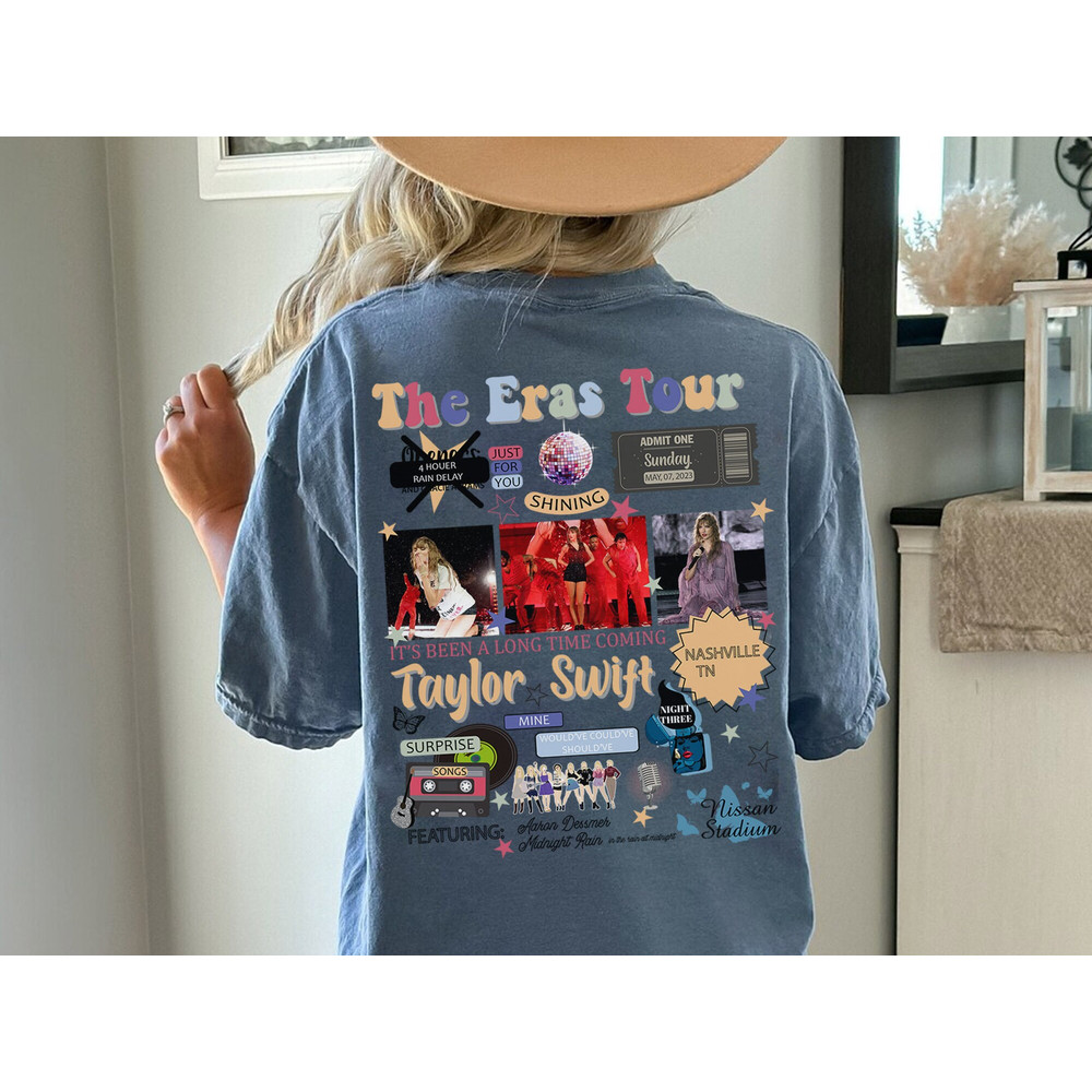 Double Side Nashville Night 3 Taylor Swift Eras Tour 2023 T-Shirt, Swiftie Merch Shirt Gift for Fans - 2.jpg