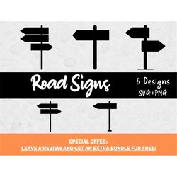 road sign svg bundle, road svg, svg files for cricut, traffic svg, sign clipart, transport clipart, street svg, city svg