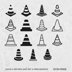 traffic cone svg, traffic cone cut files, road svg, svg files for cricut, traffic svg, street clipart, road work, road c