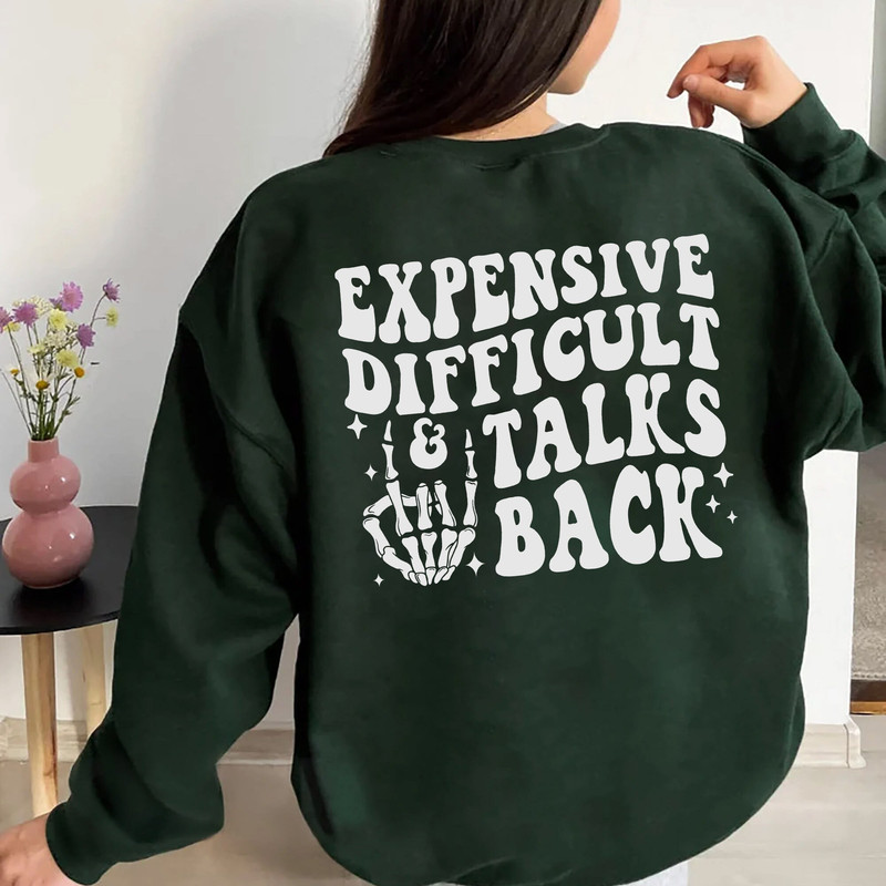 Expensive Difficult And Talks Back Sweatshirt, Talking Back T-Shirt, Expensive And Difficult Sarcastic LongSleeve, Hoodie - 2.jpg