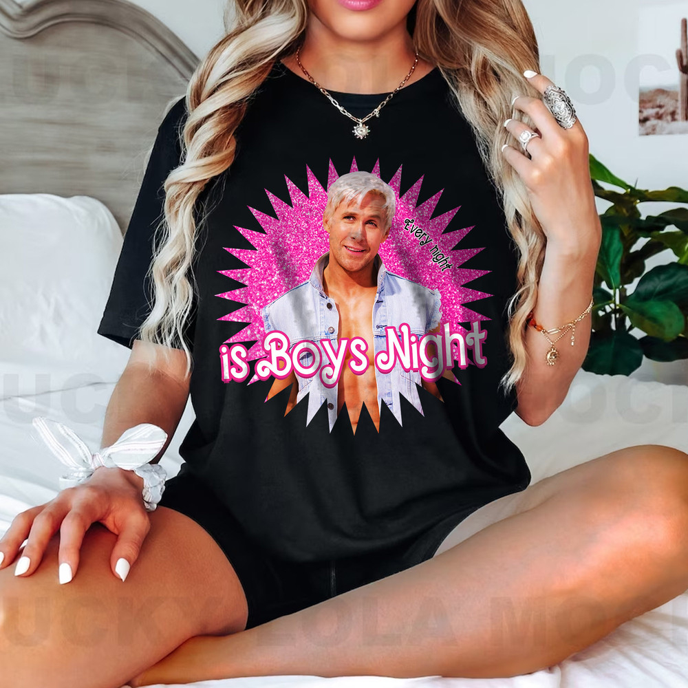 Every Night is Boys Night Ken Shirt Barbie Movie Shirt Barbie Doll Tee - 2.jpg