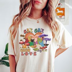 frog & toad say gay rights sweatshirt, say gay shirt, lesbian tee, funny lgbt shirts, lgbt rainbow tshirt