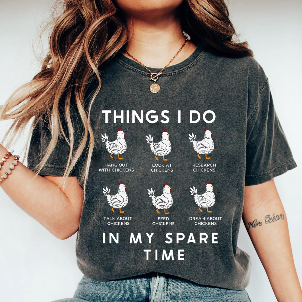 Funny Chicken Shirt, Chicken Girl Shirt,  Farm Family Shirt - 1.jpg