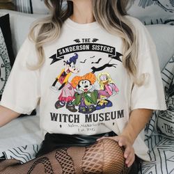 funny minnie daisy clarabelle cosplay hocus pocus sanderson sisters shirt witch scary movie shirt hocus pocus shirt