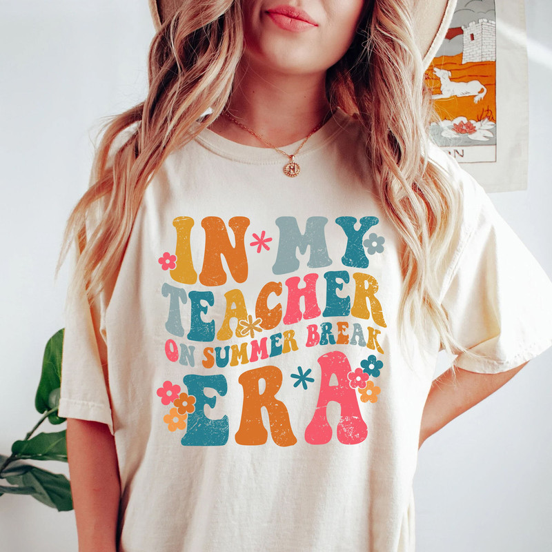 Groovy In my Teacher on Summer Break Era T-shirt Gift for Teacher, Swiftie Teacher Sweatshirt, Teacher Off Duty T-shirt - 1.jpg