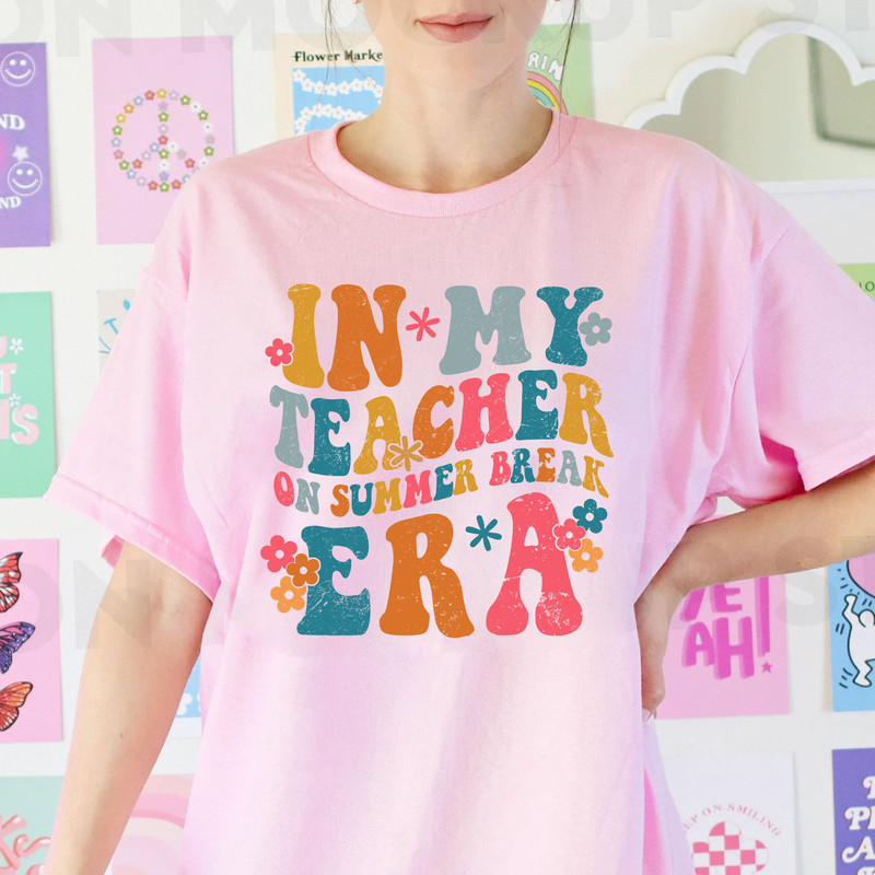 Groovy In my Teacher on Summer Break Era T-shirt Gift for Teacher, Swiftie Teacher Sweatshirt, Teacher Off Duty T-shirt - 3.jpg