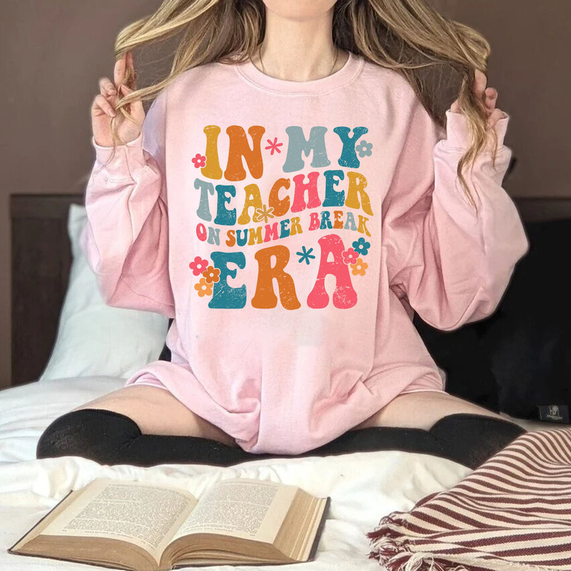 Groovy In my Teacher on Summer Break Era T-shirt Gift for Teacher, Swiftie Teacher Sweatshirt, Teacher Off Duty T-shirt - 6.jpg