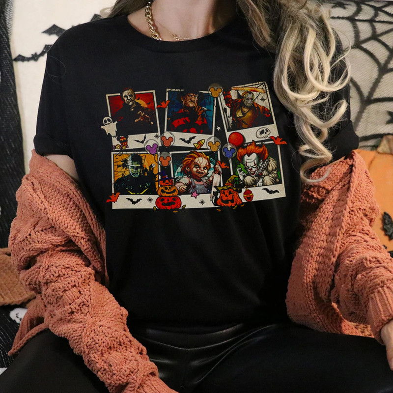 Horror Characters Tarot Shirt Horror Friends Shirt Gildan Shirt - 1.jpg