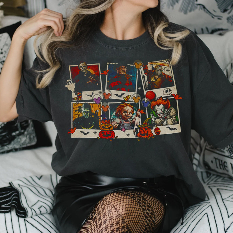 Horror Characters Tarot Shirt Horror Friends Shirt Gildan Shirt - 2.jpg