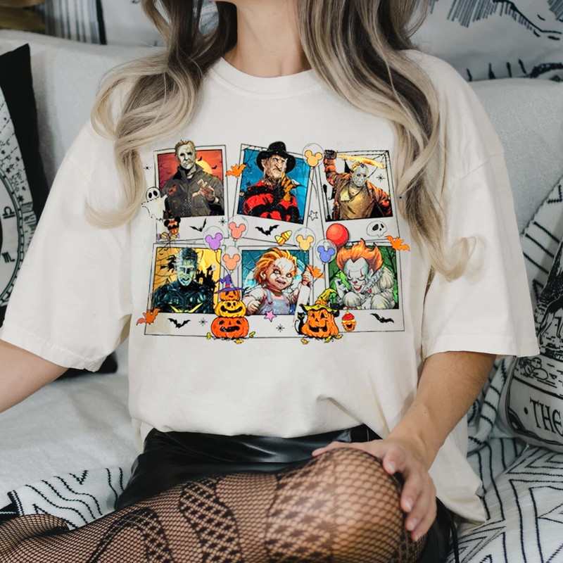 Horror Characters Tarot Shirt Horror Friends Shirt Gildan Shirt - 3.jpg