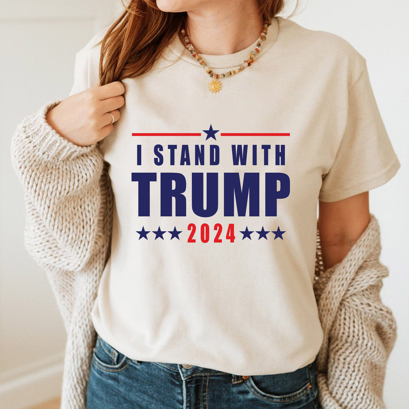 I Stand with Trump 2024 Sweatshirt, Donald Trump Not Guilty T-Shirt, Free Trump Hoodie, Support Trump LongSleeve - 6.jpg