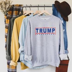 i stand with trump sweatshirt, donald trump not guilty tshirt, free trump hoodie, longsleeve