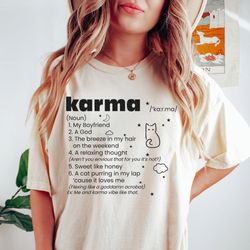 karma is a cat shirt, midnights taylor swift shirt, taylor swiftie merch tee, taylor swift concert, the eras tour shirt