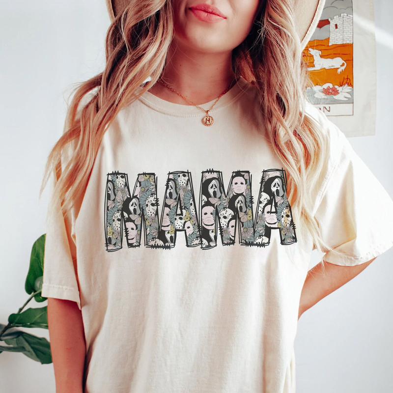 Mama Halloween Shirt, Ghostface Jason Michael Myers Shirt, Horror Movie Shirt, Halloween Characters Sweatshirt - 1.jpg