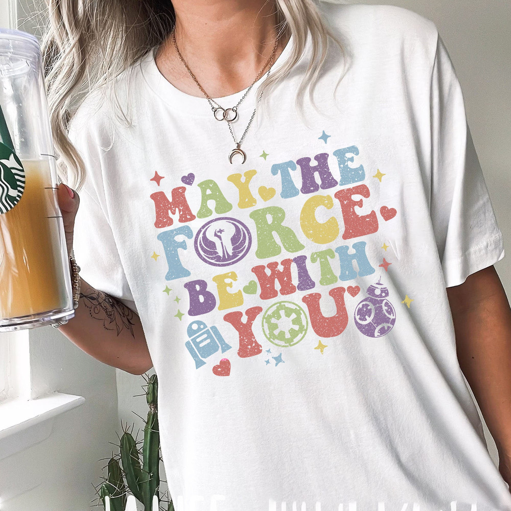 May The Force Be With You T-Shirt, DlSNEY Star War Shirt, Galaxys Edge Sweatshirt, May the Fourth LongSleeve, Hoodie - 2.jpg