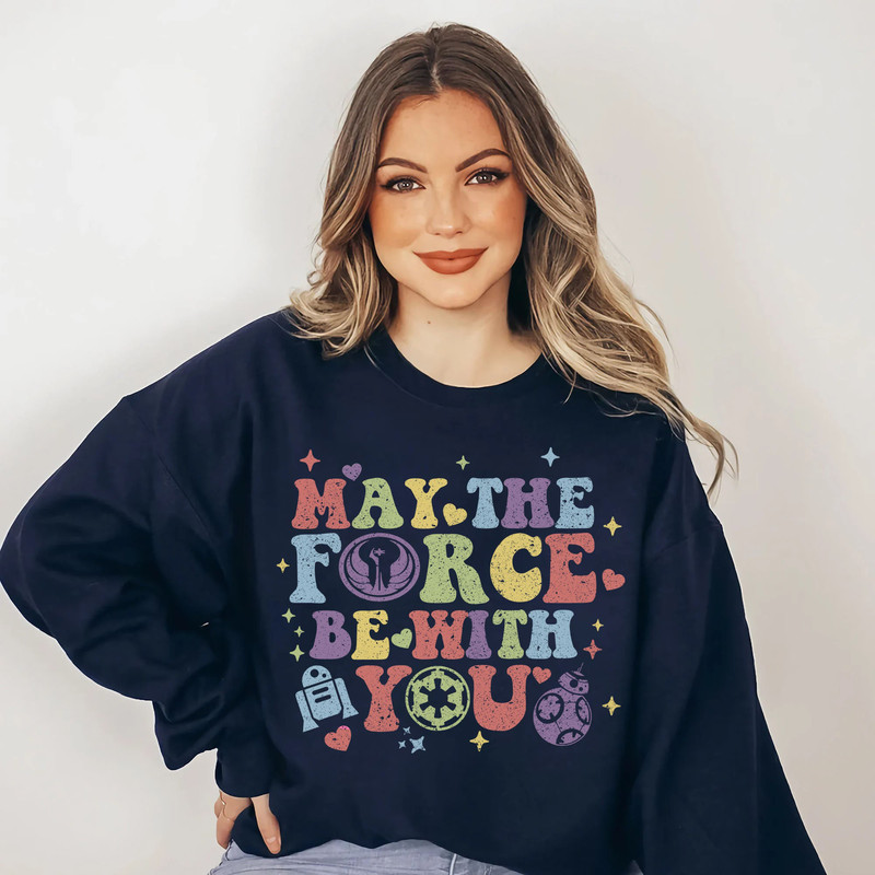 May The Force Be With You T-Shirt, DlSNEY Star War Shirt, Galaxys Edge Sweatshirt, May the Fourth LongSleeve, Hoodie - 3.jpg