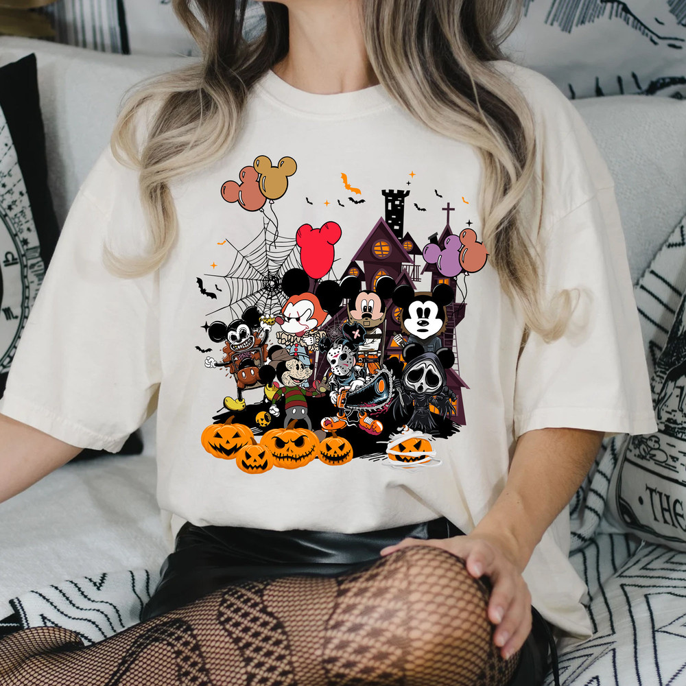 Mickey Horror Character Halloween Shirt Halloween Party Shirt Gildan Shirt - 1.jpg